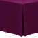 Ultimate Textile Fitted Polyester Tablecloth Rectangular Tables