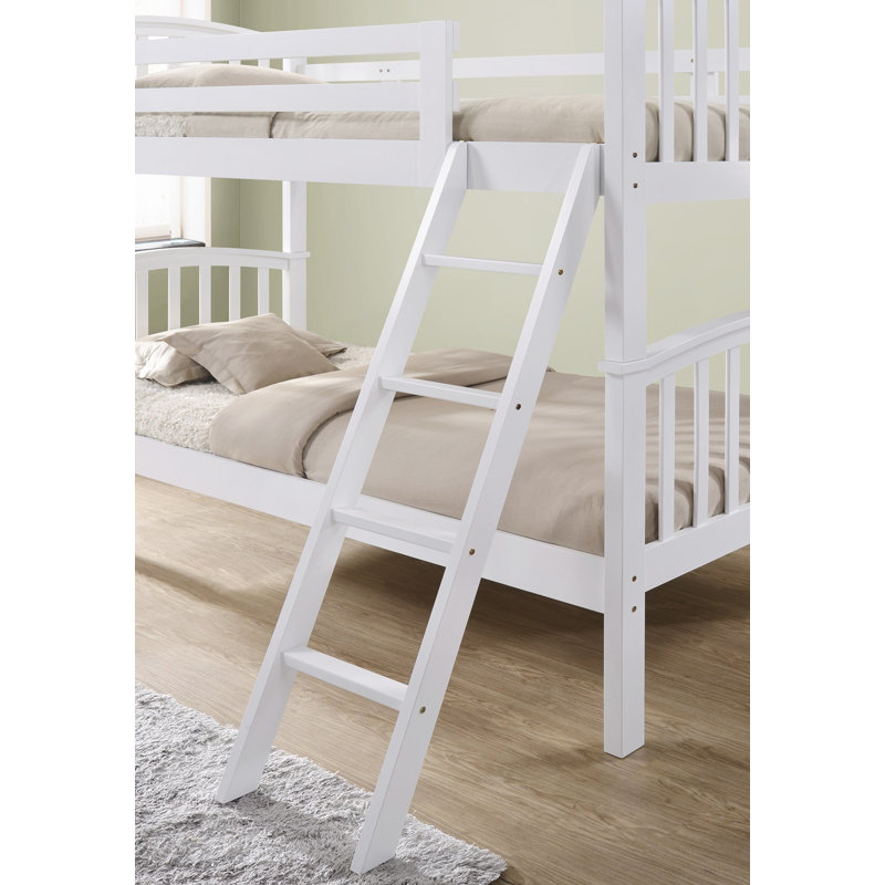 Single (3') Bunk Bed Standard Bunk Bed, White Matt
