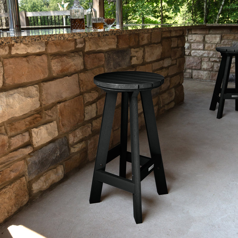 Tabouret de bar 15 po Preister, Noir