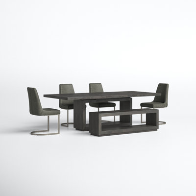 Eloise Extendable Solid Wood Dining Set
