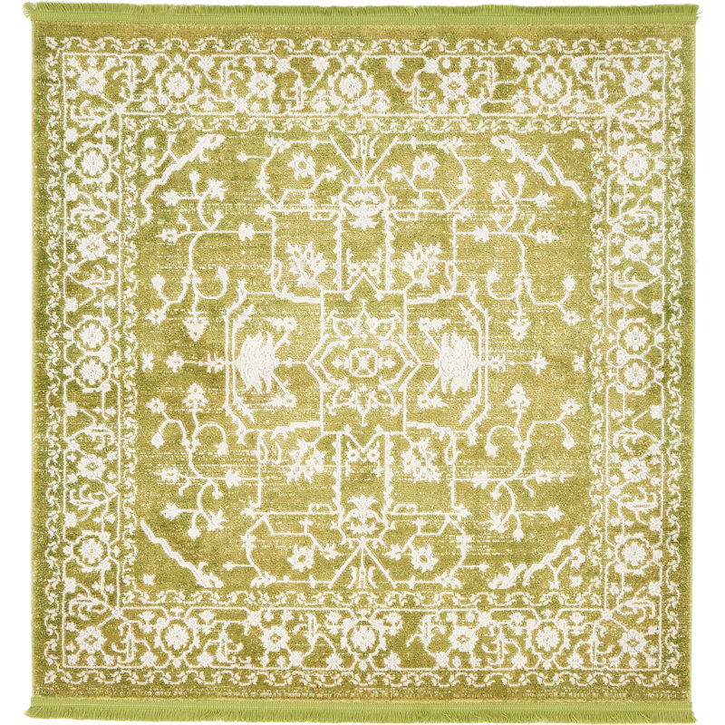 Folkeste Oriental Indoor Rug, Square 4'