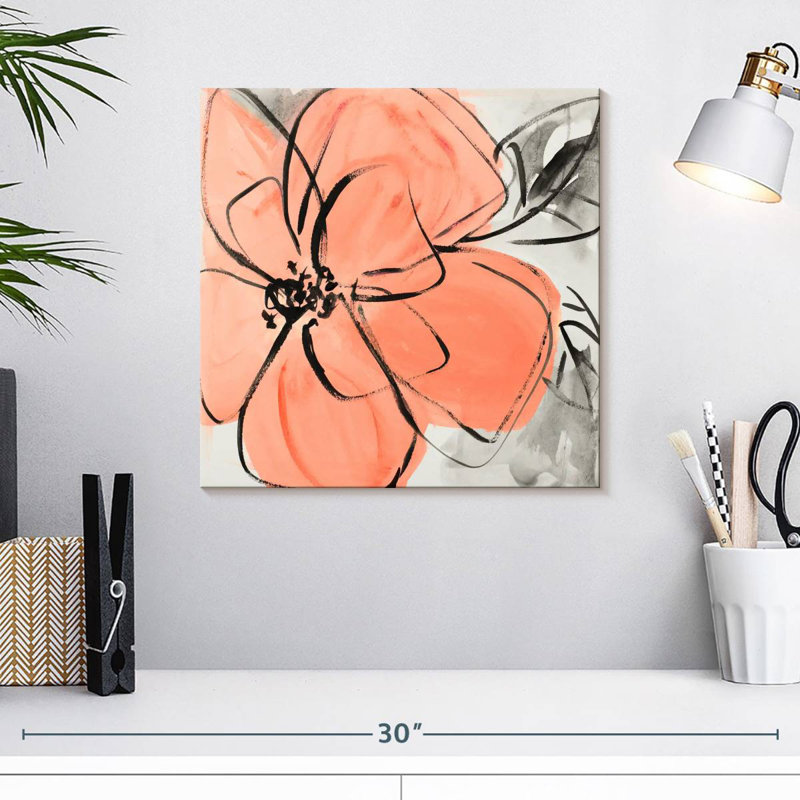 Café Rose II, H 16 po x l 16 po