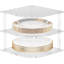 Acrylic Corner Plate Rack – 3-Tier Dish Organizer for Kitchen Cabinets & Countertops