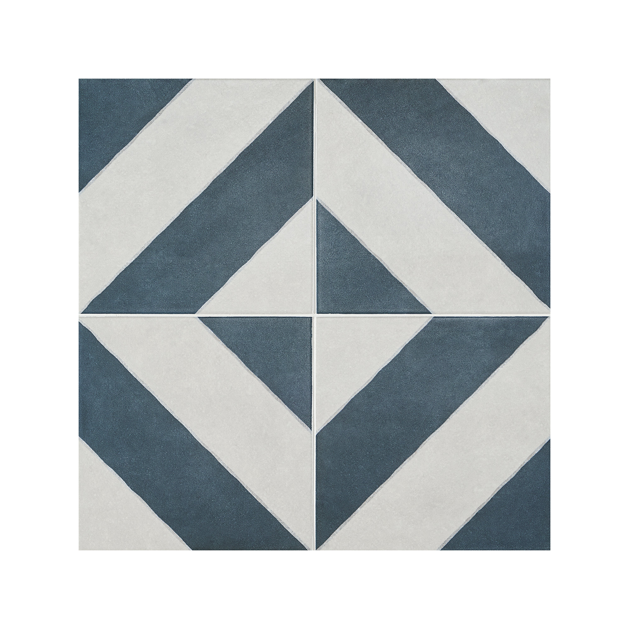 Ava Diagonal 9" x 9" Porcelain Tile (10.76 sq. ft./ Case), Navy