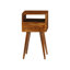 Cecelia 30cm W Solid Wood Bedside Table