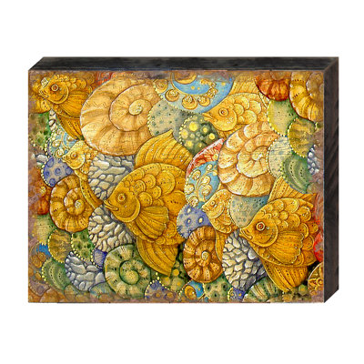 Bloc en bois poisson Sonnenberg