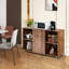 Nickole 1 -Door 4 -Shelf Cabinet Office Storage Cabinet-1523884095