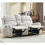 Causeuse inclinable 70 po avec console centrale
