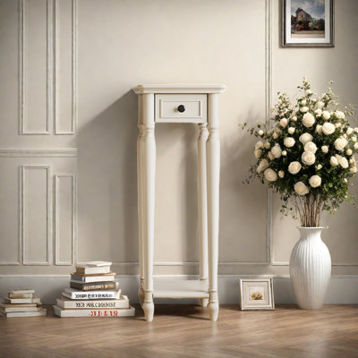 Classic Solid Wood Stand Open Shelves Rounded by Zhang
