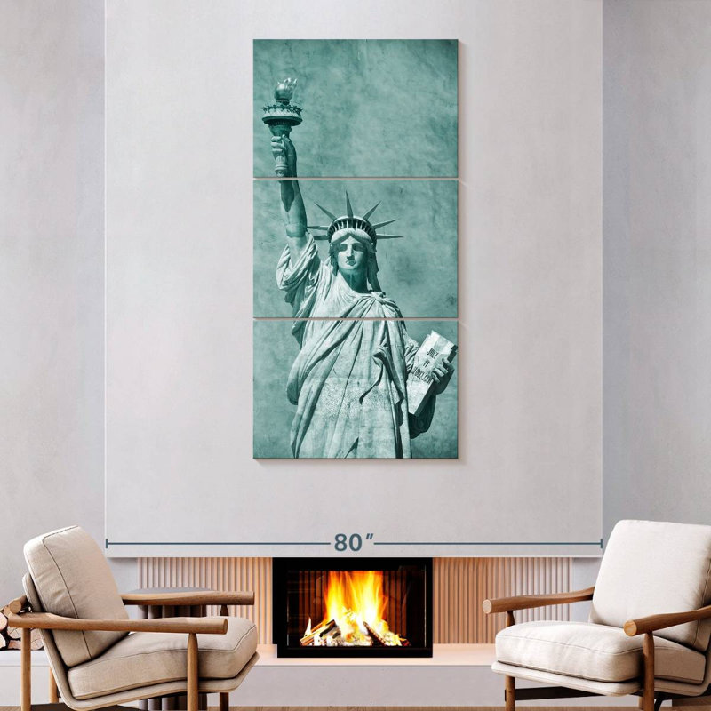 Vintage Liberty Statue, 75" H x 36" W