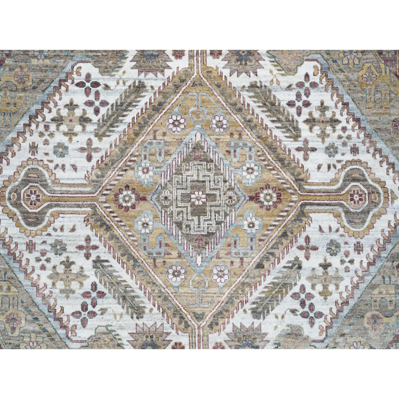 Tapis unique en laine 12 pi x 17 pi 10 po Rubicela