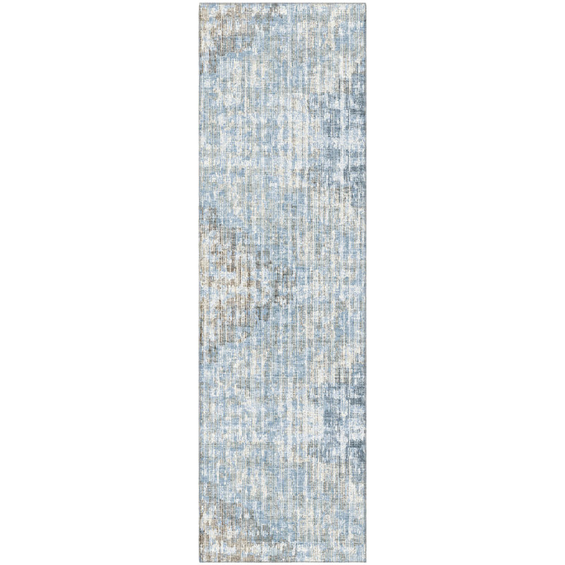 Premium Machine Washable Ansley Geometric Rug, Runner 2'3" x 7'6"