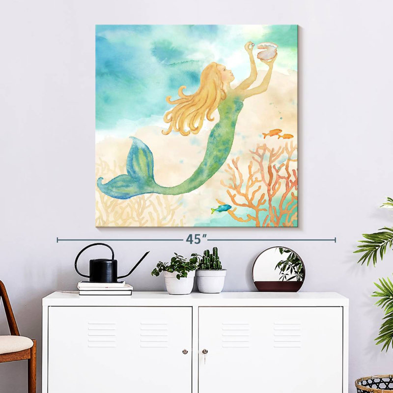 Ashelle Sea Splash Mermaid I, H 33 po x l 33 po