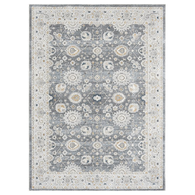 United Weavers Thant Rosebud Grey Area Rug