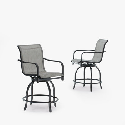Freddick Metal Outdoor 24.5'' Counter Stool