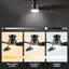 Ventilateur de plafond intelligent avec lumière Elwina