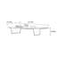 Table basse moderne simple en marbre