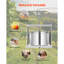 Pressoir à vin à fruits manuel pour la fabrication du vin 3,17 gallons / acier inoxydable 12L