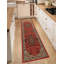 Tapis de couloir oriental rouge antidérapant lavable à la machine-477268814