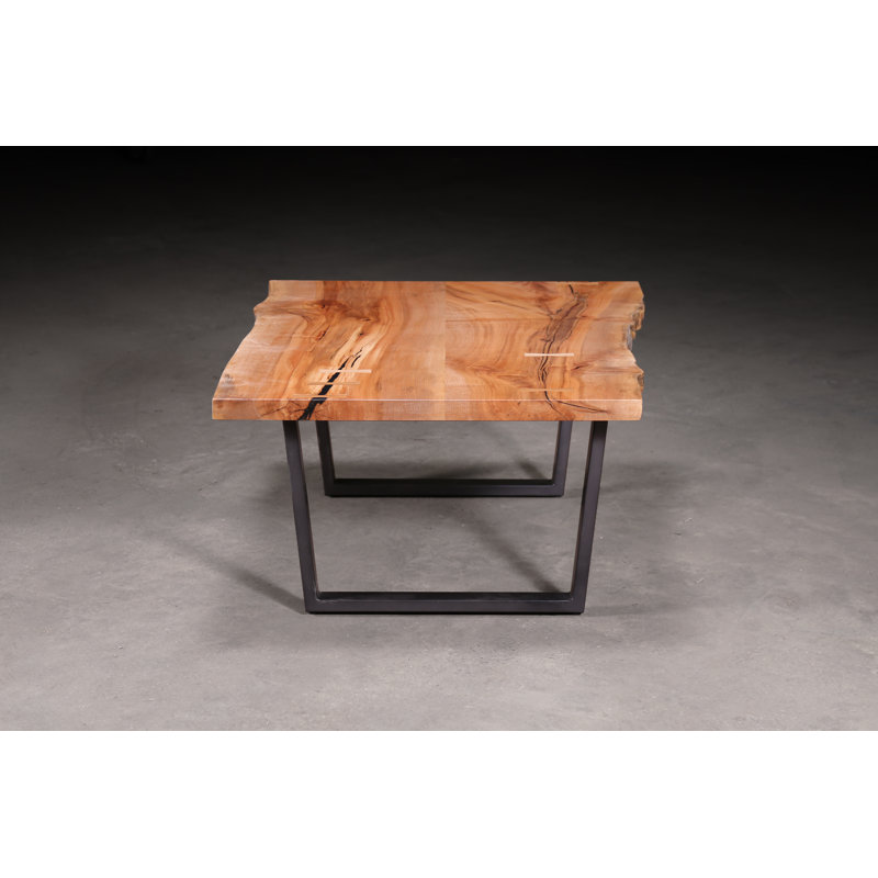 Solid Wood Coffee Table, Maple, 18" H x 48" L x 32" W