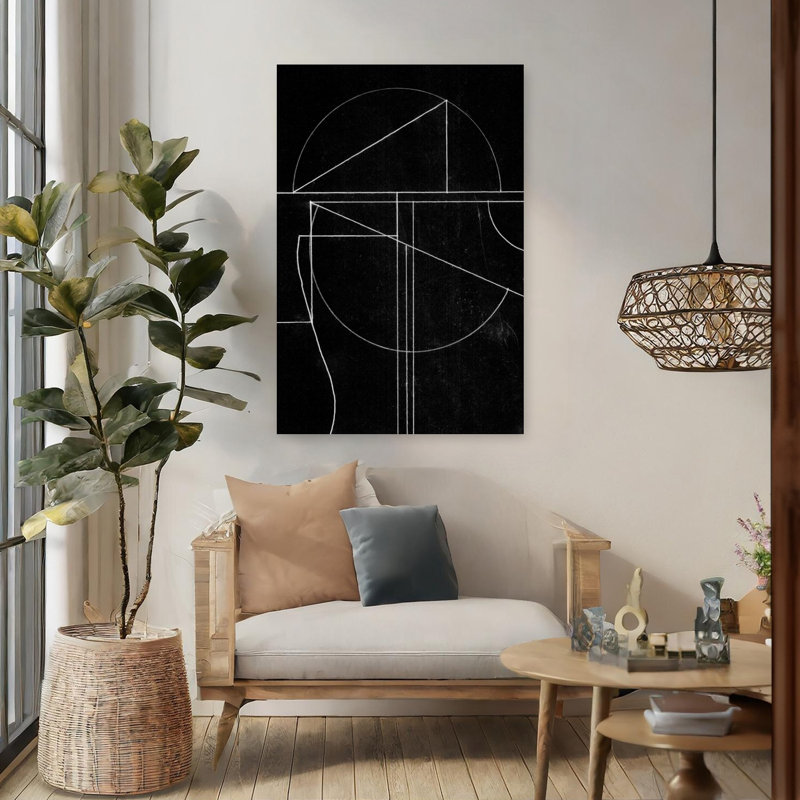 Art contemporain contemporain abstrait, H 48 po x l 32 po