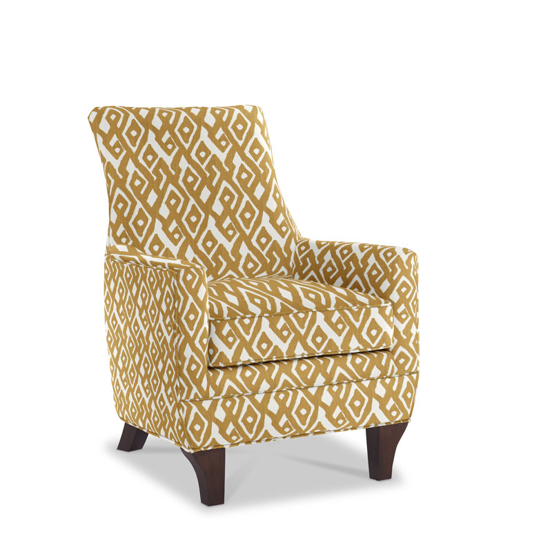 Caribe Club Chair, Amber Cotton, Espresso