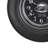 Gon Wall Clock, 20 Inch Embossed Hammered Gray Metal Frame And Dial