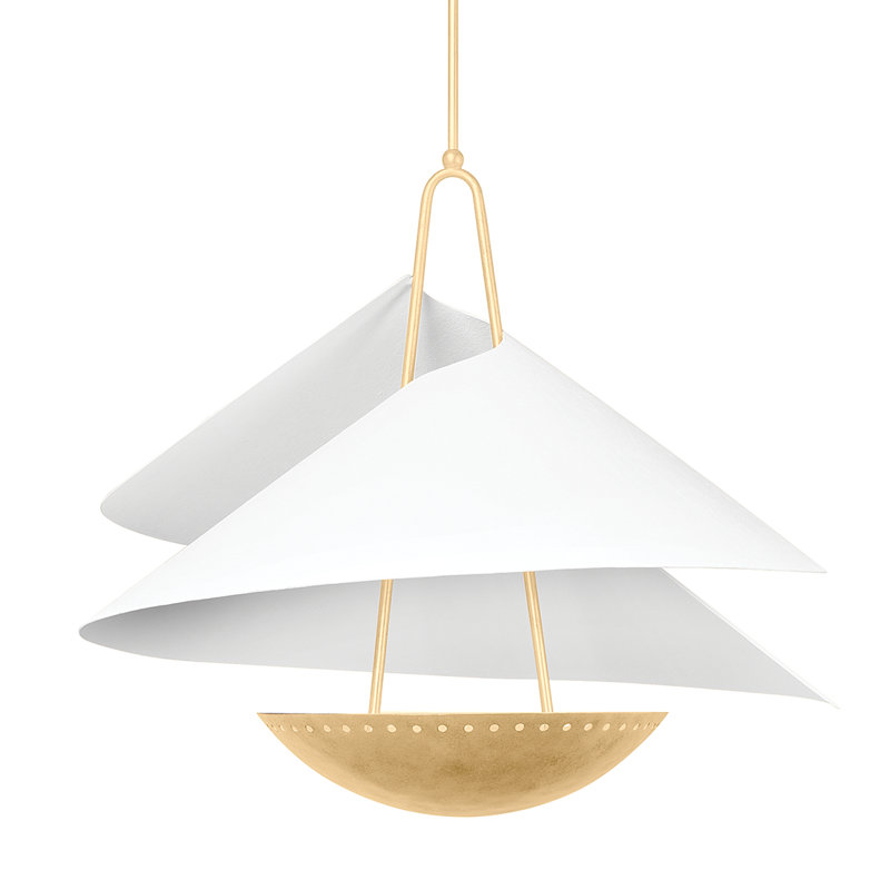 Luminaire suspendu géométrique à 4 lumières