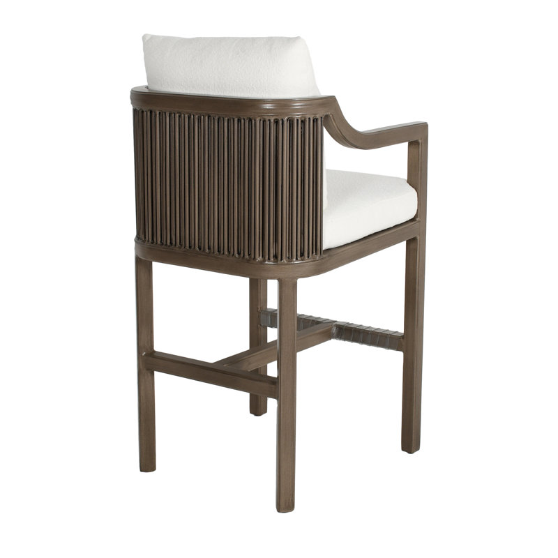 Samara Cushioned Bar Stool, 19"