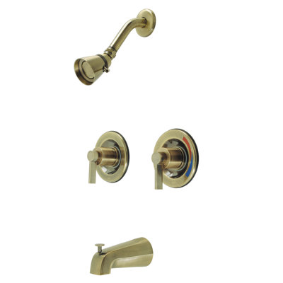 Robinet de baignoire et douche Nuvofusion avec valve brute