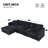 96*56" Modern Cloud Sectional Sofa