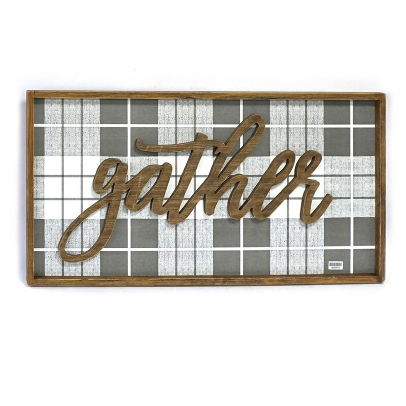 Décoration murale en bois et mdf gather