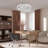 20" Flush Mount Bladeless Ceiling Fan with Light & Remote-676183311