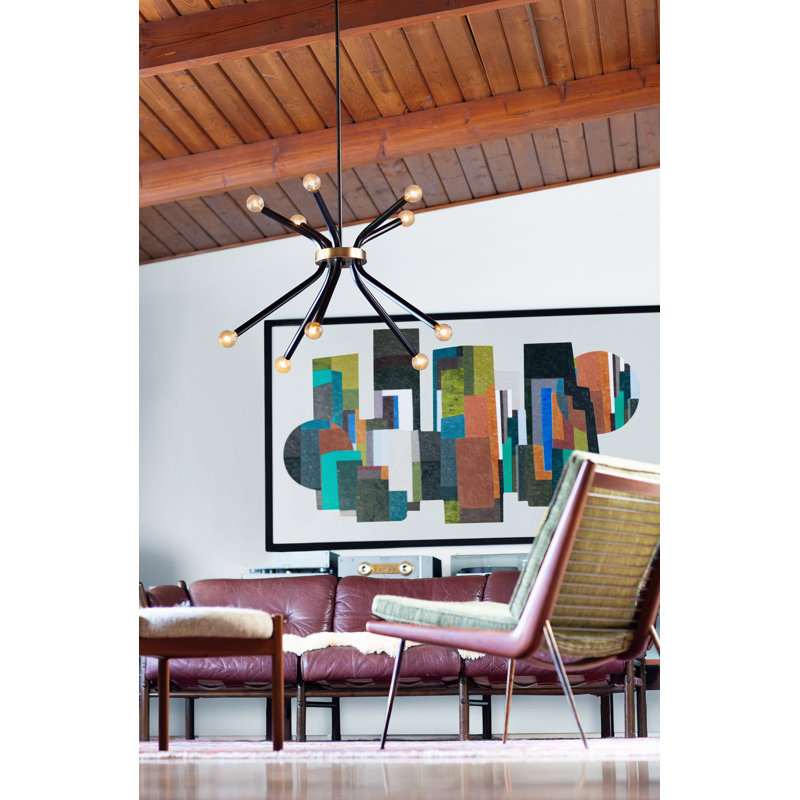 Narsi Axton Chandelier, Black