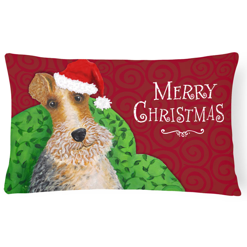  Coussin lombaire intérieur / extérieur Wire Fox Terrier