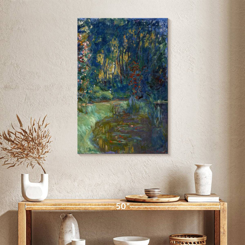 Nénuphar à Giverny, H 36 po x l 24 po