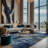 Machine Washable Gray Area Rug-173870943