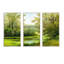 «Beautiful Summer River Through Trees Landscape», ensemble d'art mural sur toile encadré champêtre-1777710725-1777710745