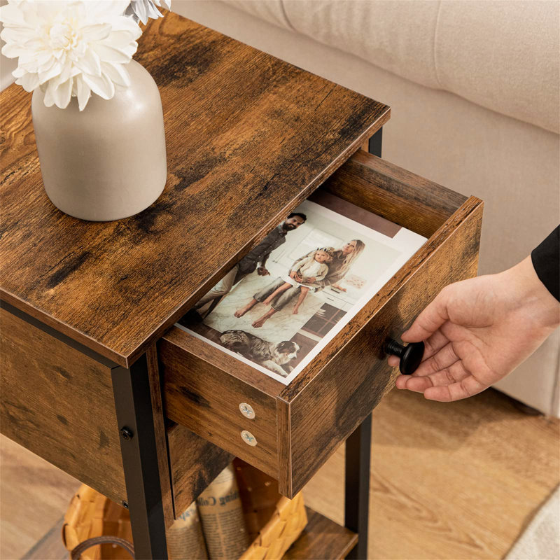 Ante 38cm W Iron Bedside Table