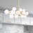 Bucurel36" Satin Gold Chandelier for Kitchen Island, Dining Table – 16-Light Linear Design with G9 Bulb Base – LED Compatible, Frosted Glass Globes – BACL Certified-1387315534