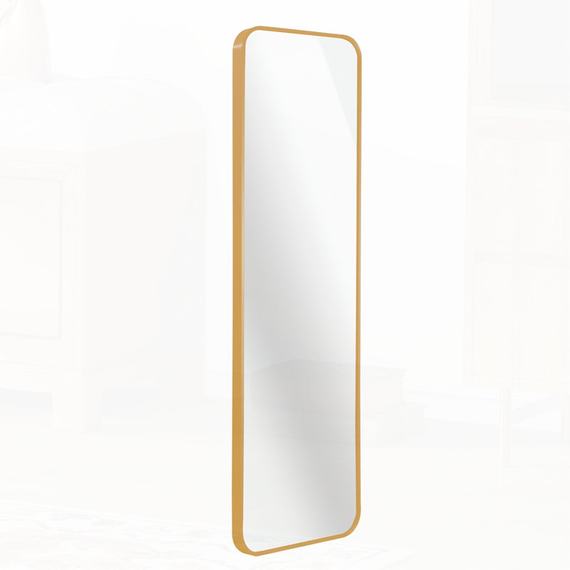 Miroir de porte rectangulaire, Doré