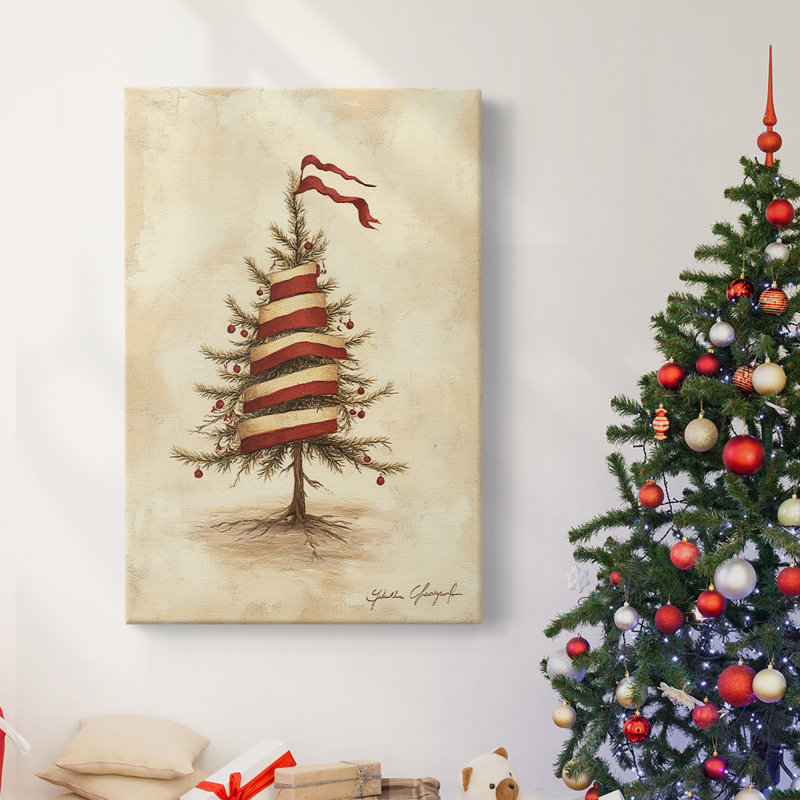 Art des Fêtes de Noël - Toile tendue avec châssis CDLVII, H 24 po x l 16 po