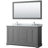 Avery 60'' Double Bathroom Vanity with Marble Top-97812918-97812922