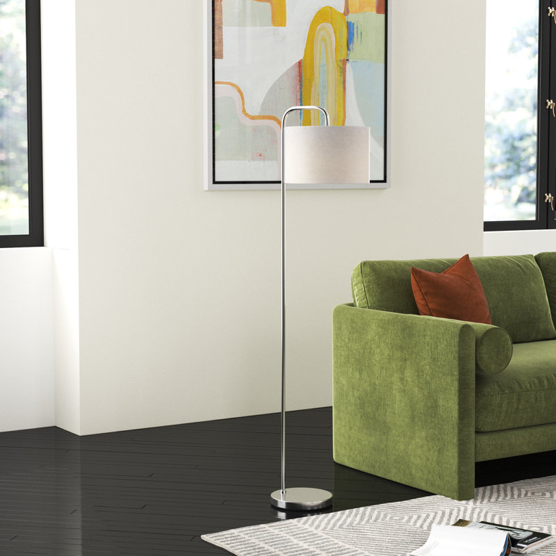 Pomonok 155.5cm Arched Floor Lamp