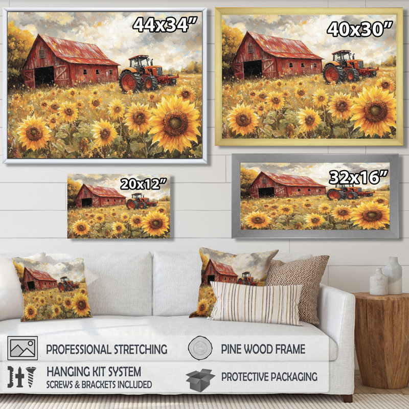 Divena - Floral Wall Art, Single Picture Framed Print, 30" H x 40" W, Black