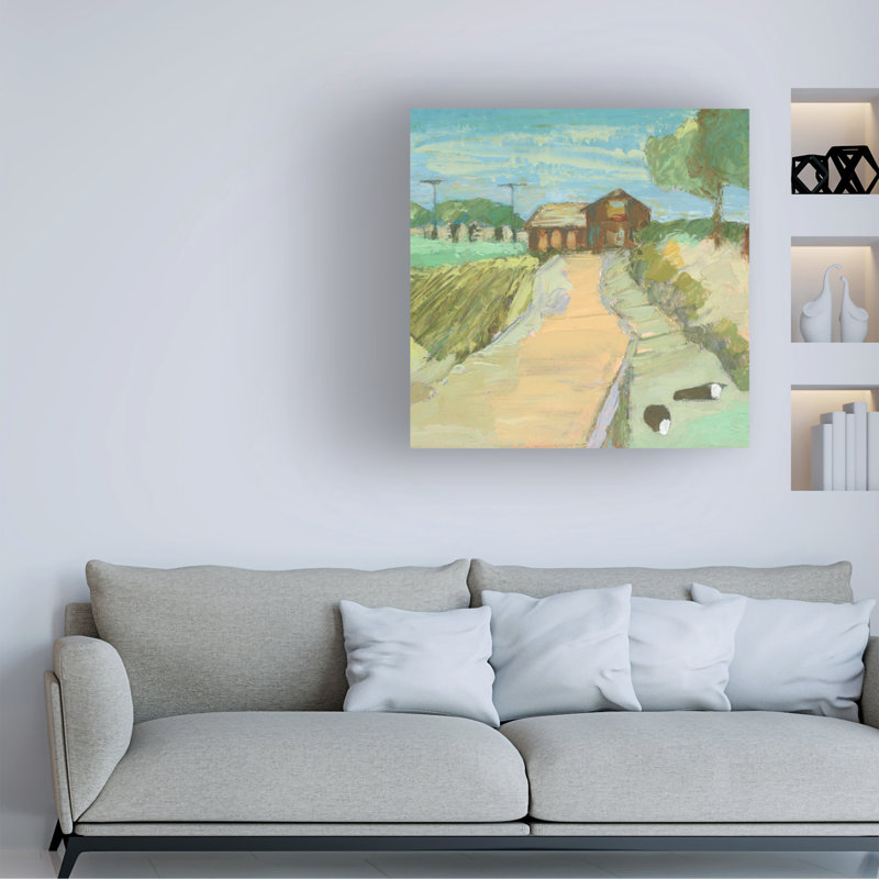 «August Grove®», art mural Sue Jachimiec Wedowee Barn, H 14 po x l 14 po
