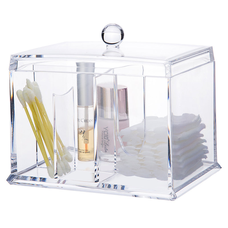 Ransdell Plastic Compartment Makeup Organiser