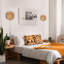 Appliques murales modernes à brancher ou sans fil, applique murale ronde à rétroéclairage en bois, 25 W, luminaire blanc chaud de 2 500 lm pour la chambre à coucher