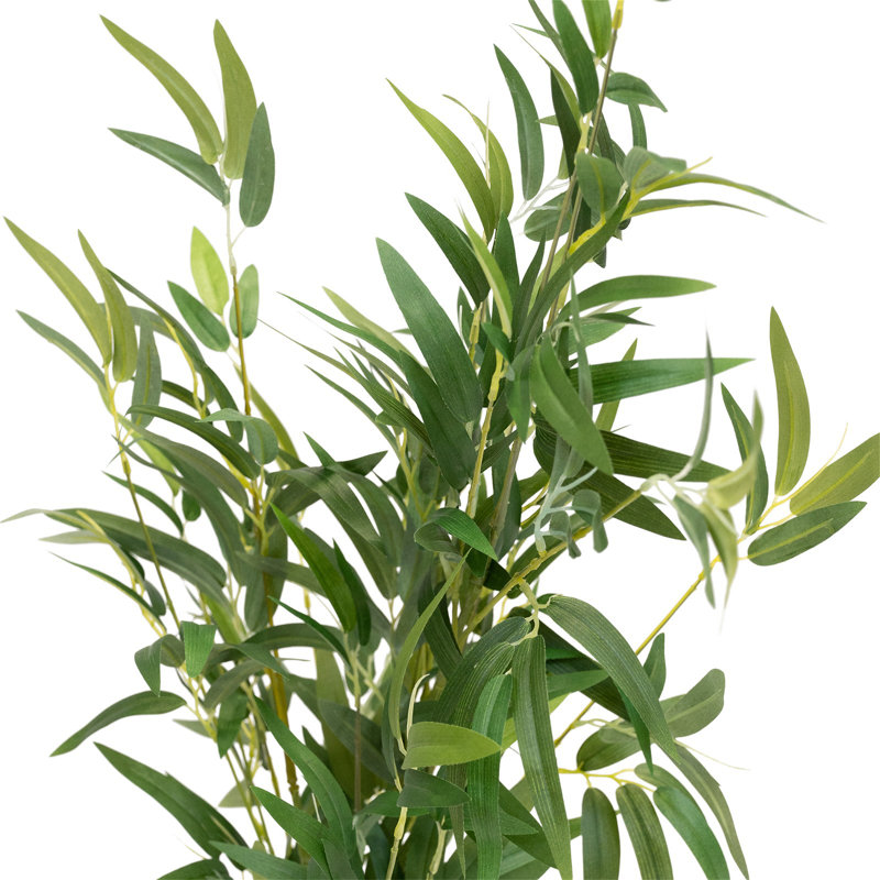 Faux Bamboo Plant in Pot, 88cm H x 12cm W x 12cm D