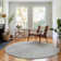 Premium Machine Washable Prisco Silver Rug
